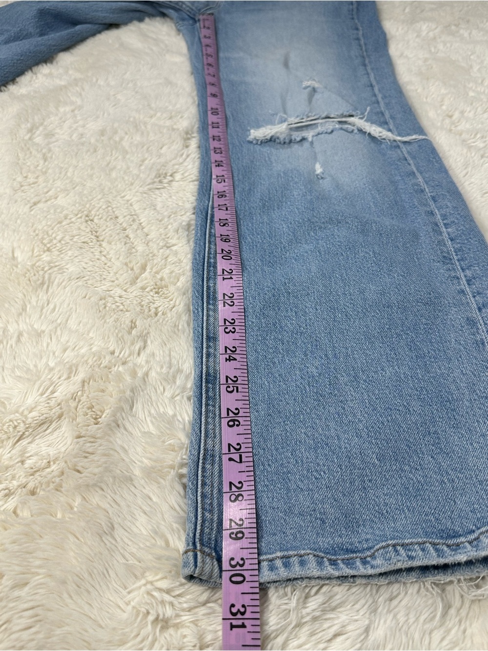 AYR The Secret Sauce Heirloom Jeans 30 Distressed Straight Leg Preppy Casual - Picture 10 of 10